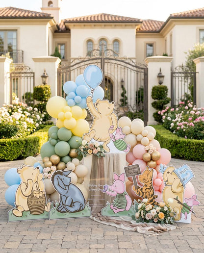 Classic Honey Bear Cutout Decoration, Blue Baby Shower Decor, Backdrop Decor, Baby Boy, Honey Bear, Boy Birthday, Party Props, Yard Art