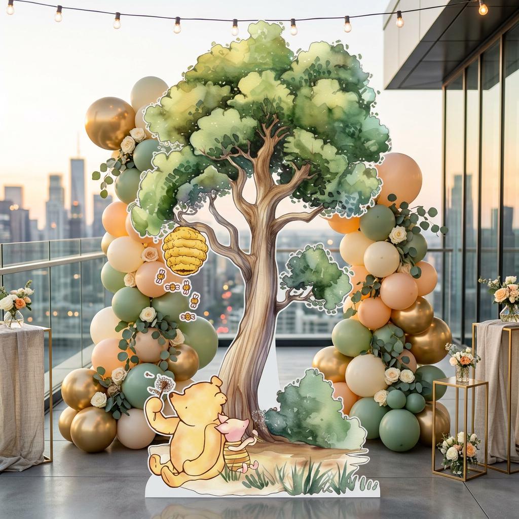 Classic Honey Bear Cutout, Baby Shower Decor, Backdrop, Yard Sign, Baby Birthday, Classic Bear, Gender Reveal, Baby Announcement