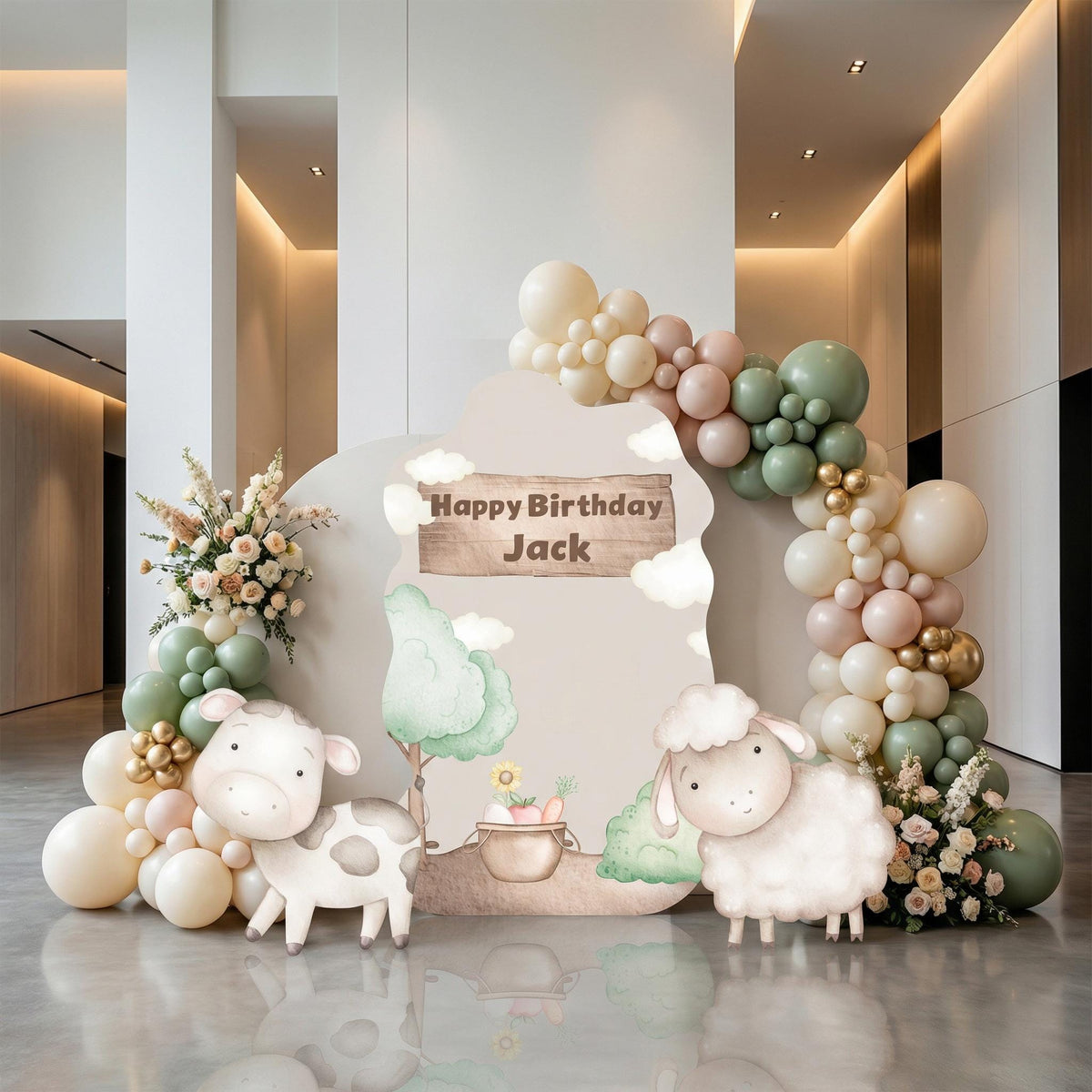 Farm Animals Cutouts, Ranch Animals, Barnyard Props, Personalized Baby Shower, Centerpieces, First Birthday Decor