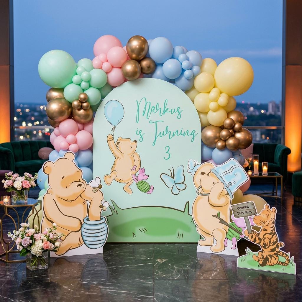 Classic Honey Bear Cutout Decoration, Blue Baby Shower Decor, Backdrop Decor, Baby Boy, Honey Bear, Boy Birthday, Classic Bear Props