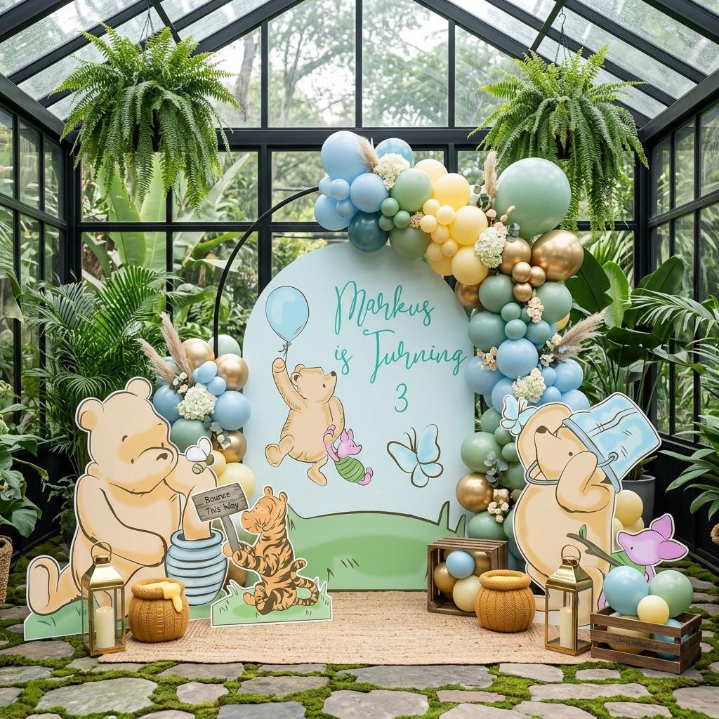 Classic Honey Bear Cutout Decoration, Blue Baby Shower Decor, Backdrop Decor, Baby Boy, Honey Bear, Boy Birthday, Classic Bear Props