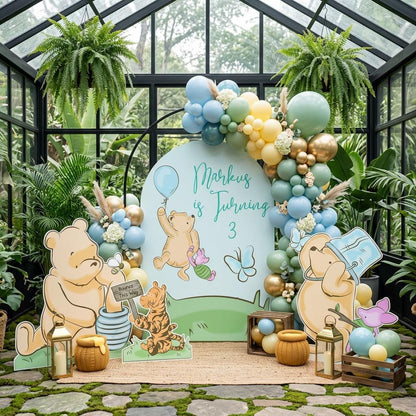 Classic Honey Bear Cutout Decoration, Blue Baby Shower Decor, Backdrop Decor, Baby Boy, Honey Bear, Boy Birthday, Classic Bear Props