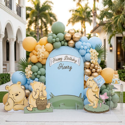 Classic Honey Bear Cutouts — custom party decor, printed and cut to shape