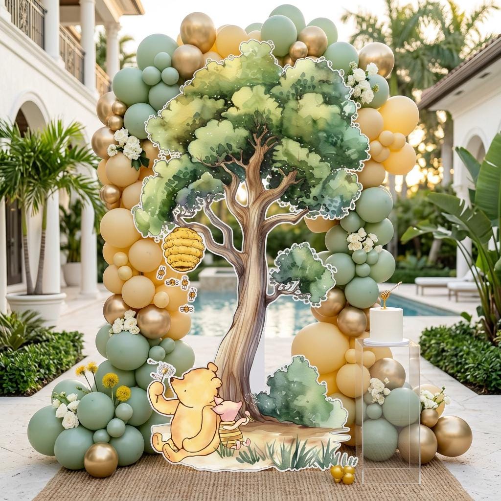 Classic Honey Bear Cutout, Baby Shower Decor, Backdrop, Yard Sign, Baby Birthday, Classic Bear, Gender Reveal, Baby Announcement