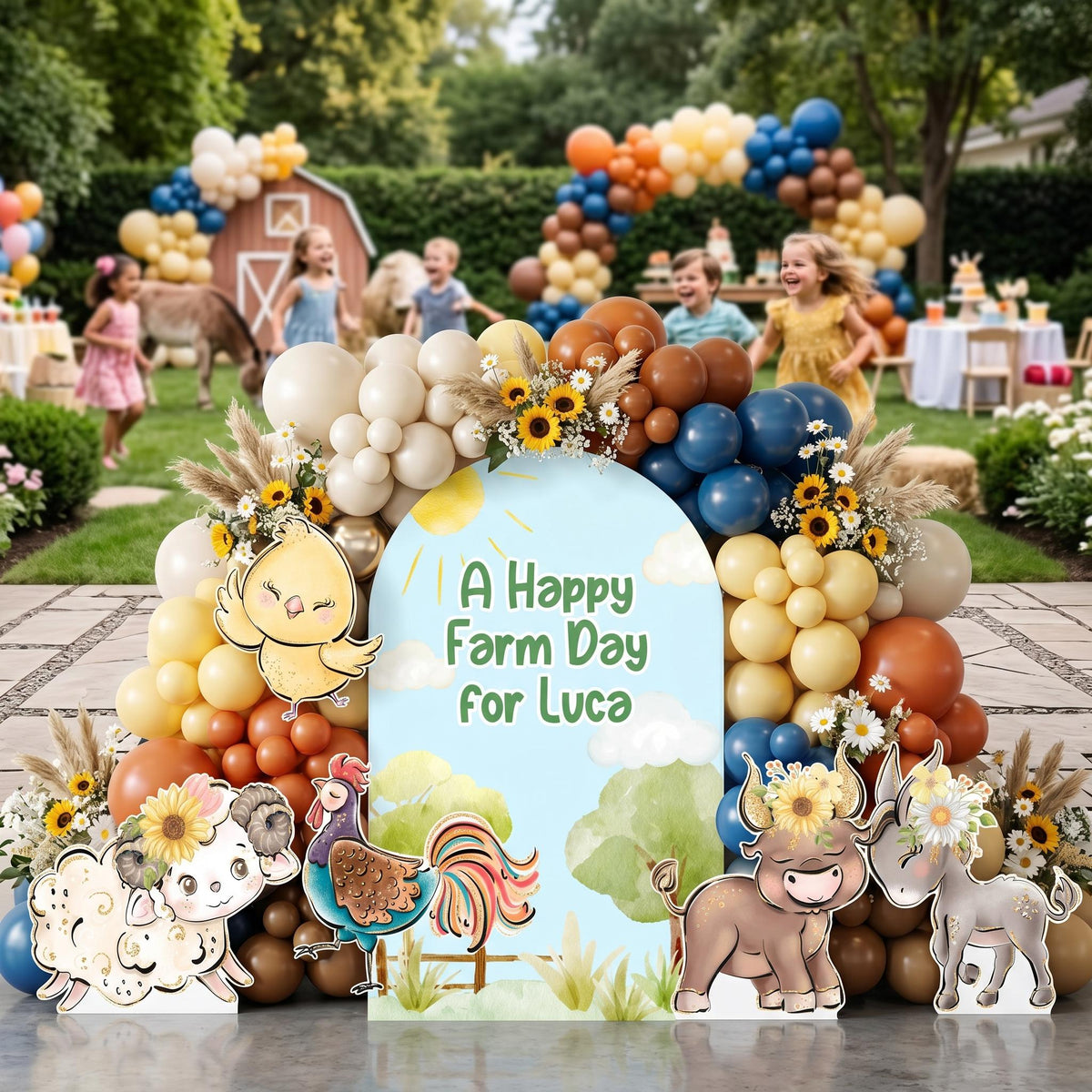 Farm Animals Cutouts, Ranch Animals Party, Barnyard Birthday Prop, Baby Shower Backdrop, Farm Themed Party Decor, Centerpieces