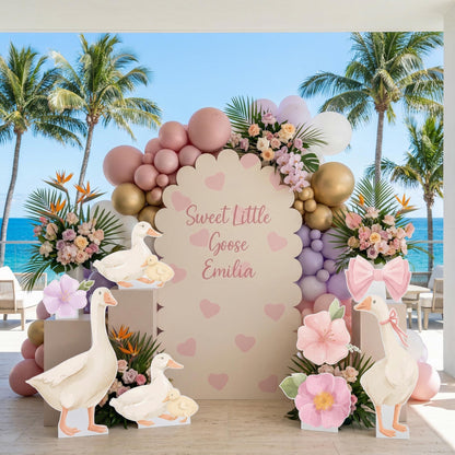 One Silly Goose Cutouts, Mama Goose Baby Shower, Silly Goose Props, Mother Goose, Lucky Duck, Gender Neutral, 1st Birthday