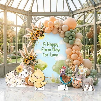 Farm Animals Cutouts, Ranch Animals Party, Barnyard Birthday Prop, Baby Shower Backdrop, Farm Themed Party Decor, Centerpieces