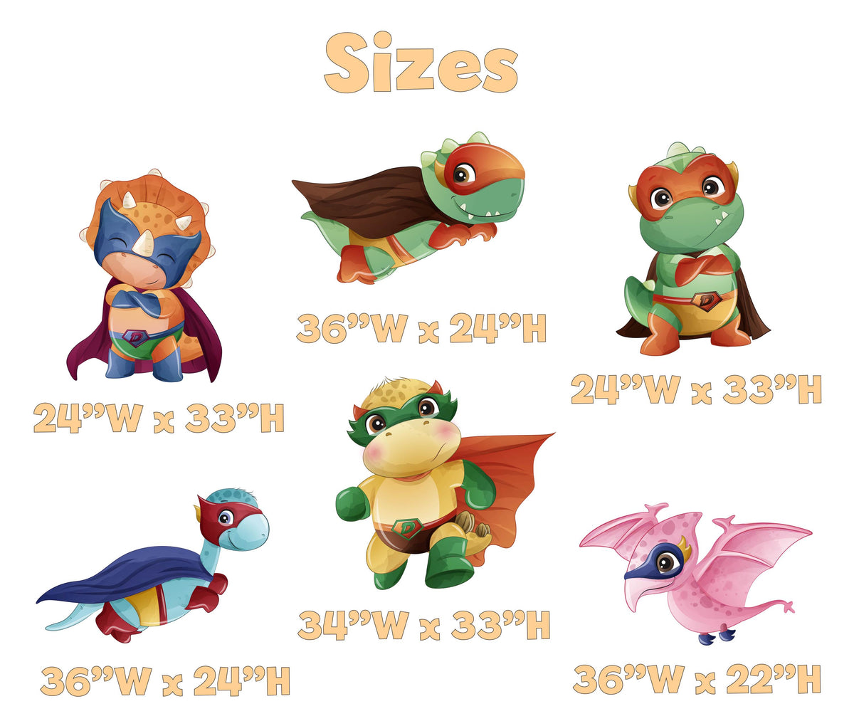 Superhero Dinosaur Set 6 Party Cutouts, Party Decor, Baby Dino, Birthday Party Props, Baby Shower, Lawn Sign, Comic