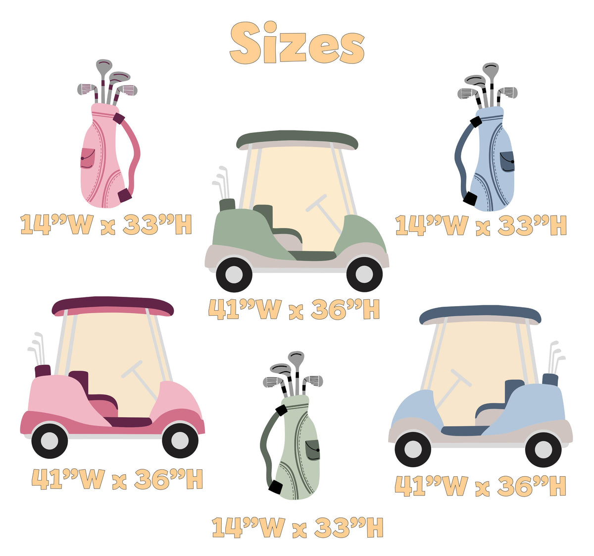 Hole in One Birthday Cutouts (Carts Only), Twins Golf Party Decor, Baby Shower, 1st Birthday, Gender Reveal, He or She, Baby Announcement