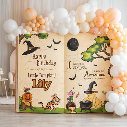 Personalized Honey Bear Halloween — custom party decor, printed and cut to shape
