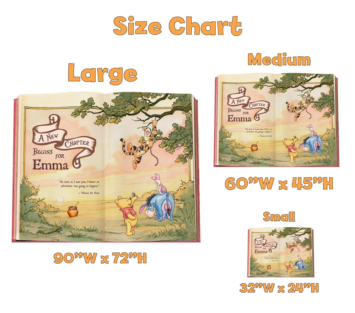Honey Bear Backdrop (Pink Chapter Book), New Chapter, Storybook, Open Book, First Birthday Decor, Welcome Sign, New Baby, Fairytale