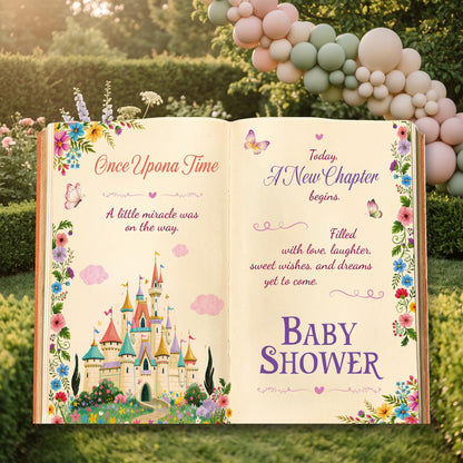 Once Upon A Time Baby Shower — custom party decor, printed and cut to shape