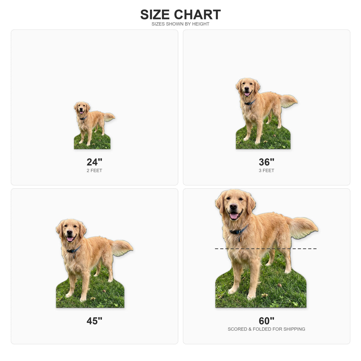 Personalized Life-Size Pet Cutout (Standing Pose), Custom Dog Prop, Wedding Favor, Pet Birthday, Funny Gift, Anniversary Gift