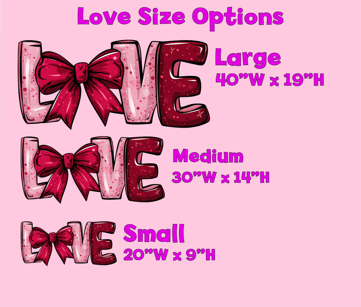 Love Bow Valentines Decoration,Valentine's Outdoor Decor, Bow Standee, Yard Signs with Stakes,Yard Lawn Decoration, Love theme Decor