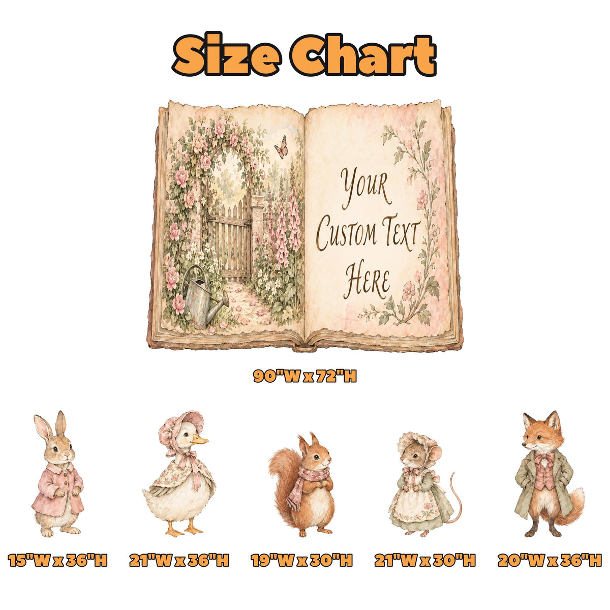 Giant Open Storybook Woodland Animals Set