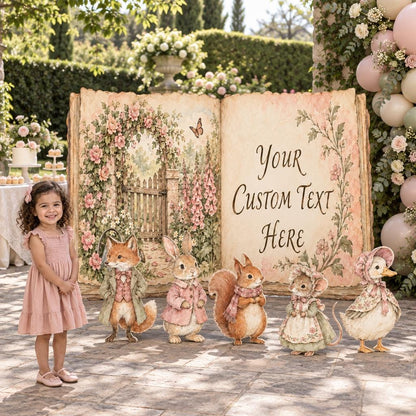 Giant Open Storybook Woodland Animals Set