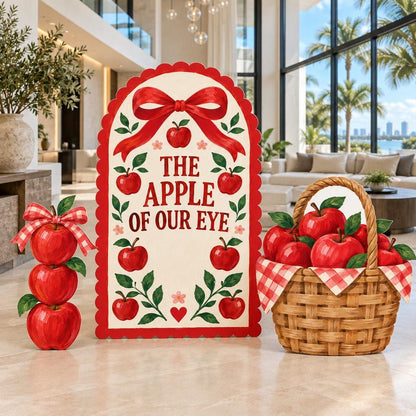 Red Folk Apple of Our Eye Arch Set