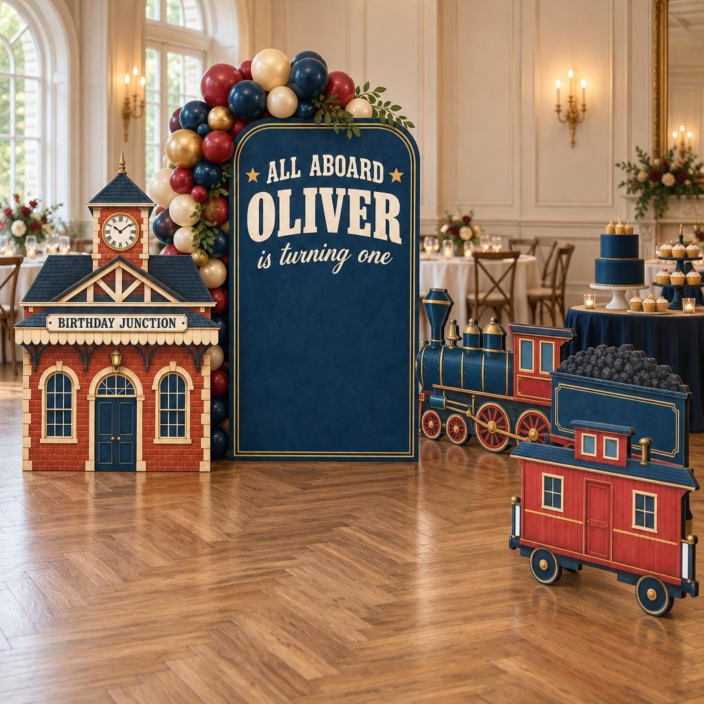 Navy All Aboard Railway Junction Arch Set