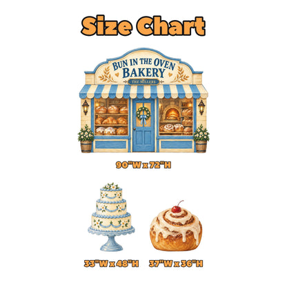 Blue Striped Bun in the Oven Bakery Set