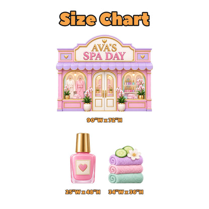 Pastel Pink Spa Day Storefront Set