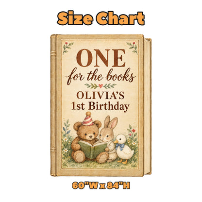 Vintage Parchment Giant Storybook Backdrop