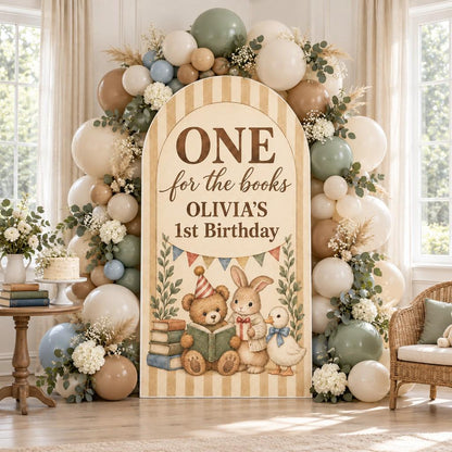 Striped Vintage Storybook Arch