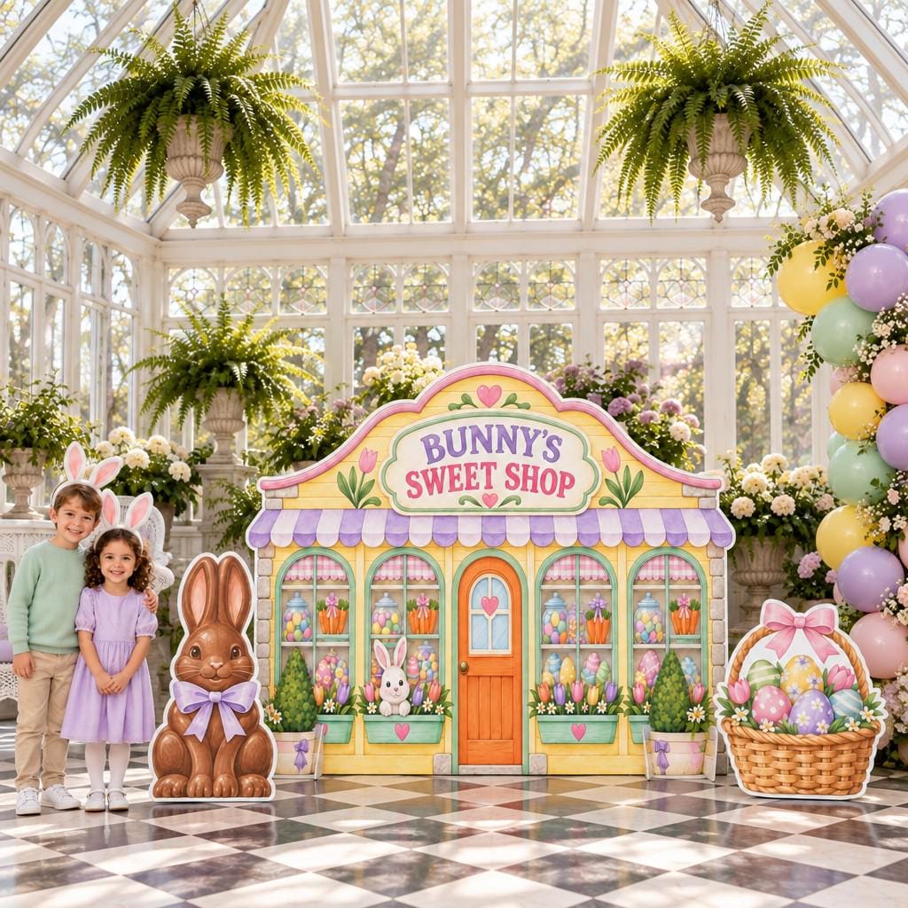 Pastel Easter Sweet Shop Storefront Set