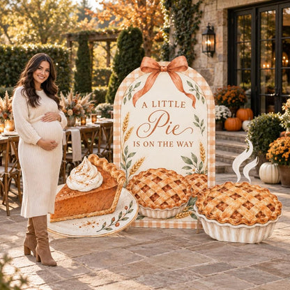 Blush Floral Sweet as Pie Thanksgiving Arch