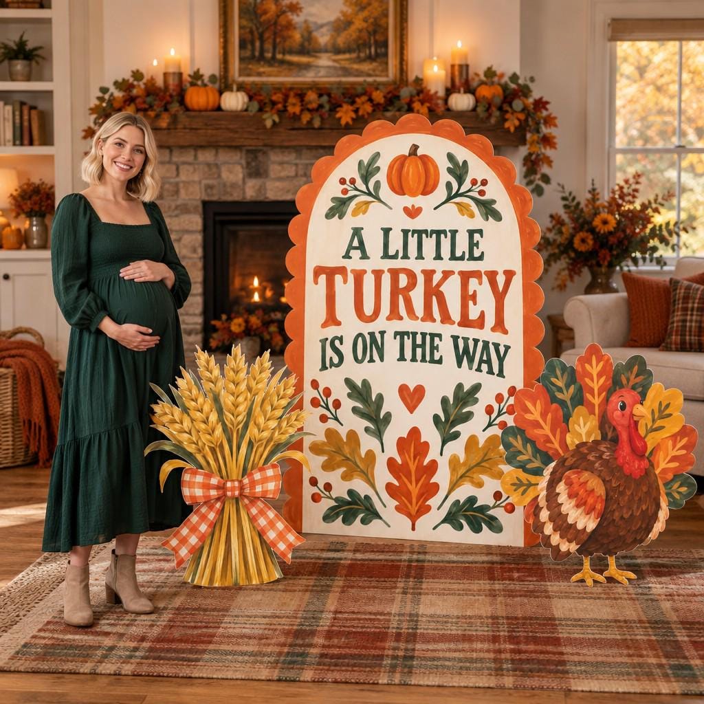 Blush Floral Sweet as Pie Thanksgiving Arch