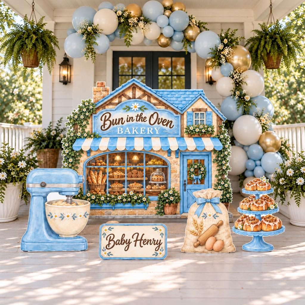 Daisy Cottage Bun in the Oven Bakery Set