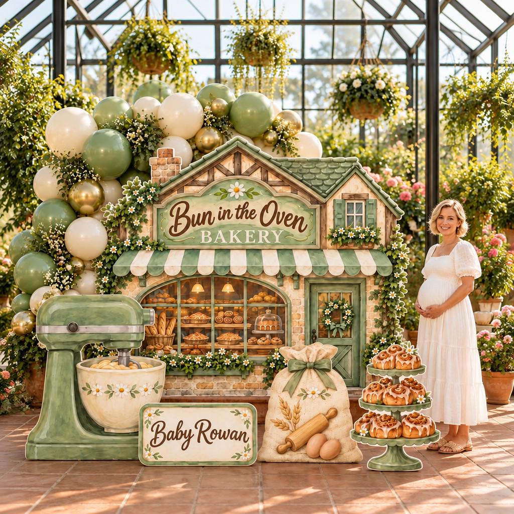 Daisy Cottage Bun in the Oven Bakery Set