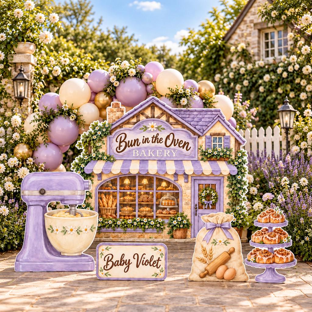 Daisy Cottage Bun in the Oven Bakery Set