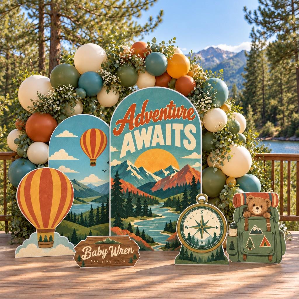 Vintage National Park Adventure Arch Set