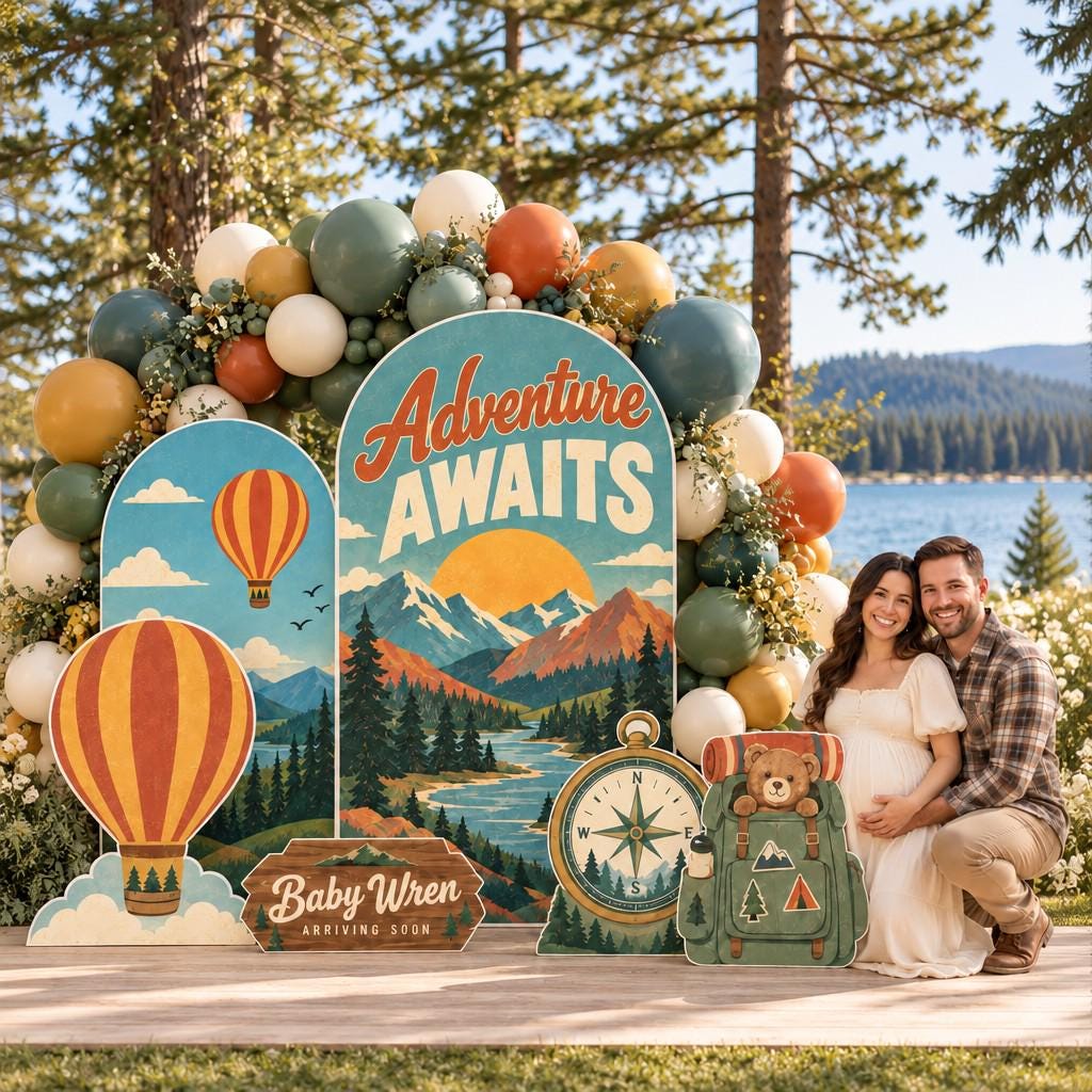 Vintage National Park Adventure Arch Set