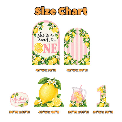 Sweet One Pink Lemonade Birthday Set