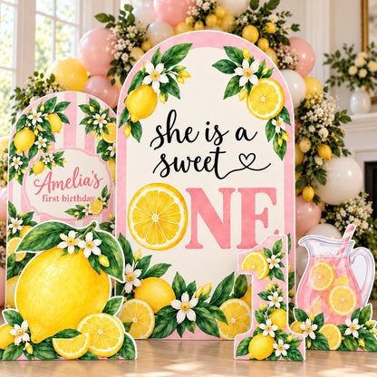 Sweet One Pink Lemonade Birthday Set