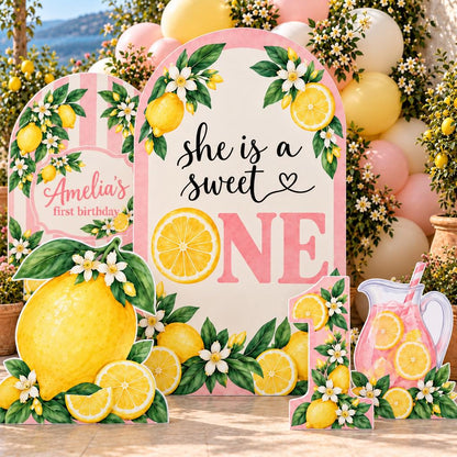 Sweet One Pink Lemonade Birthday Set