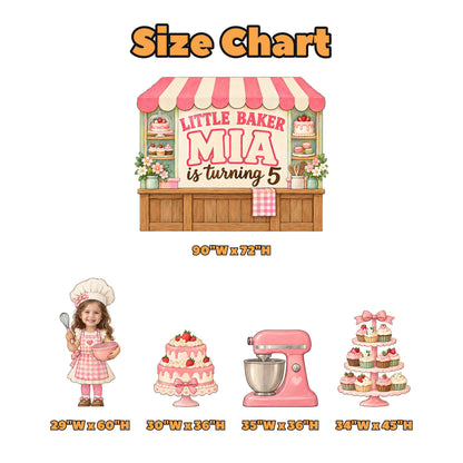 Strawberry Pink Little Baker Bakery Set