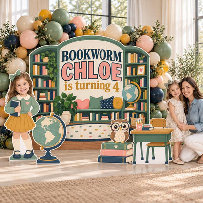 Chalkboard Little Teacher Backdrop Set