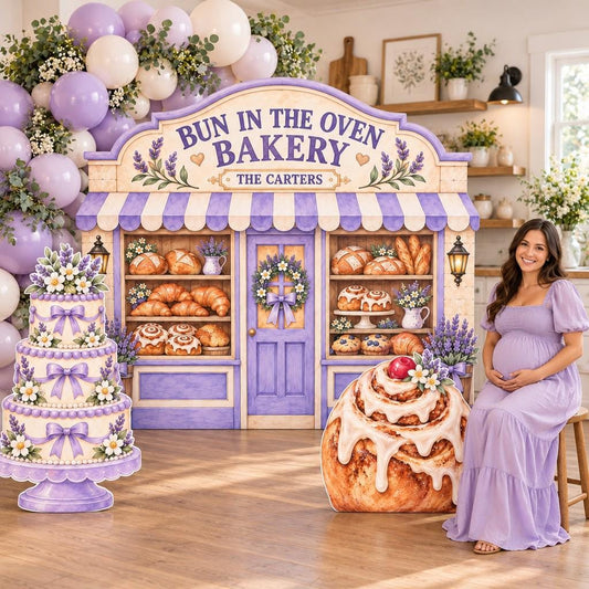 Lavender Bun in the Oven Bakery Set