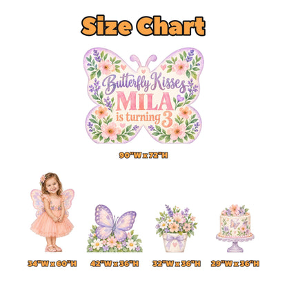 Greenhouse Butterfly Garden Backdrop Set