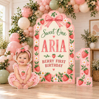 Big Red Berry First Strawberry Cutout Set