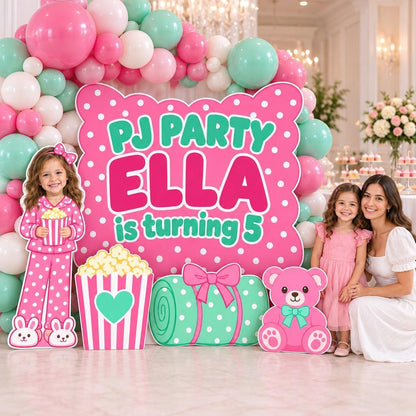 Purple Crescent Moon Slumber Party Set