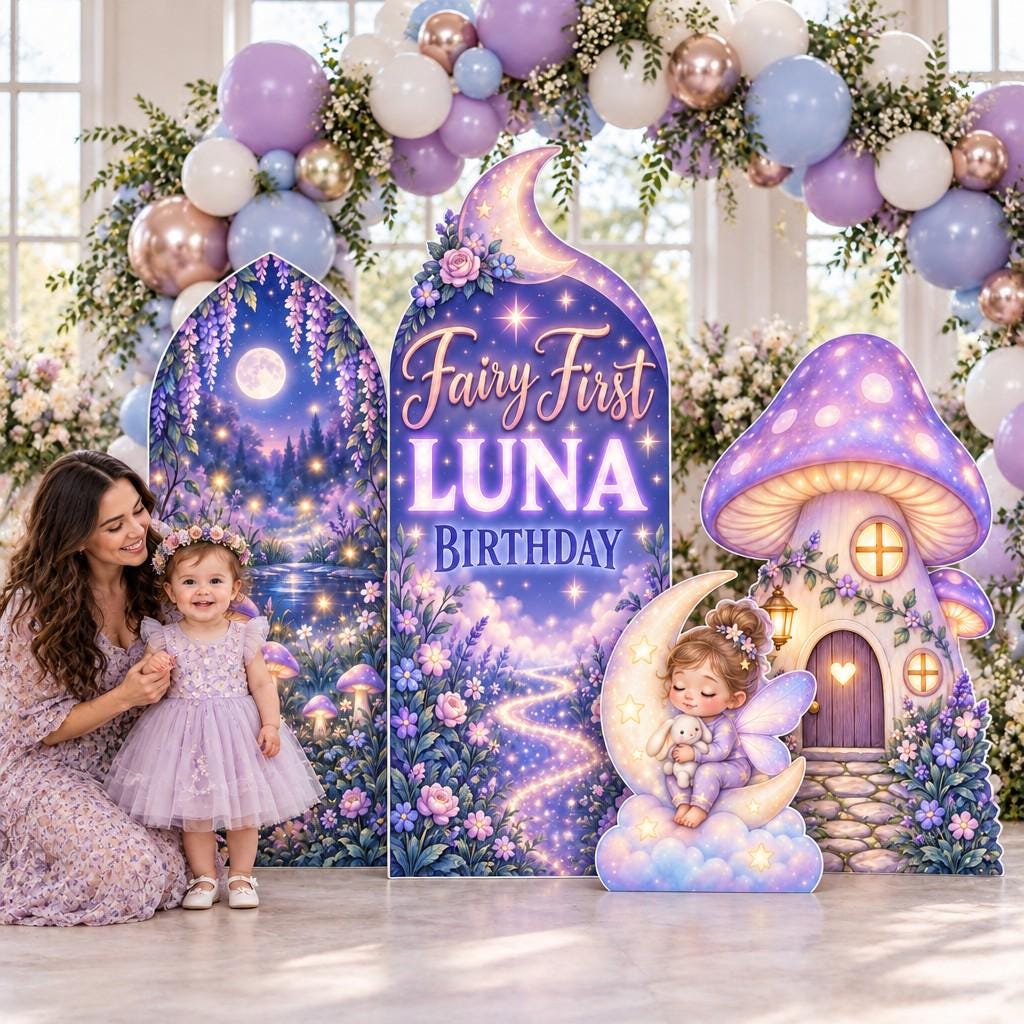 Moonlit Lavender Fairy First Arch Set