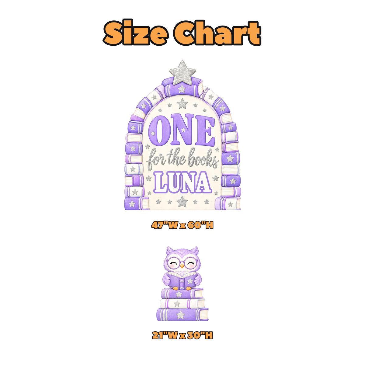 Lilac Owl One for the Books Arch