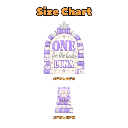 Lilac Owl One for the Books Arch