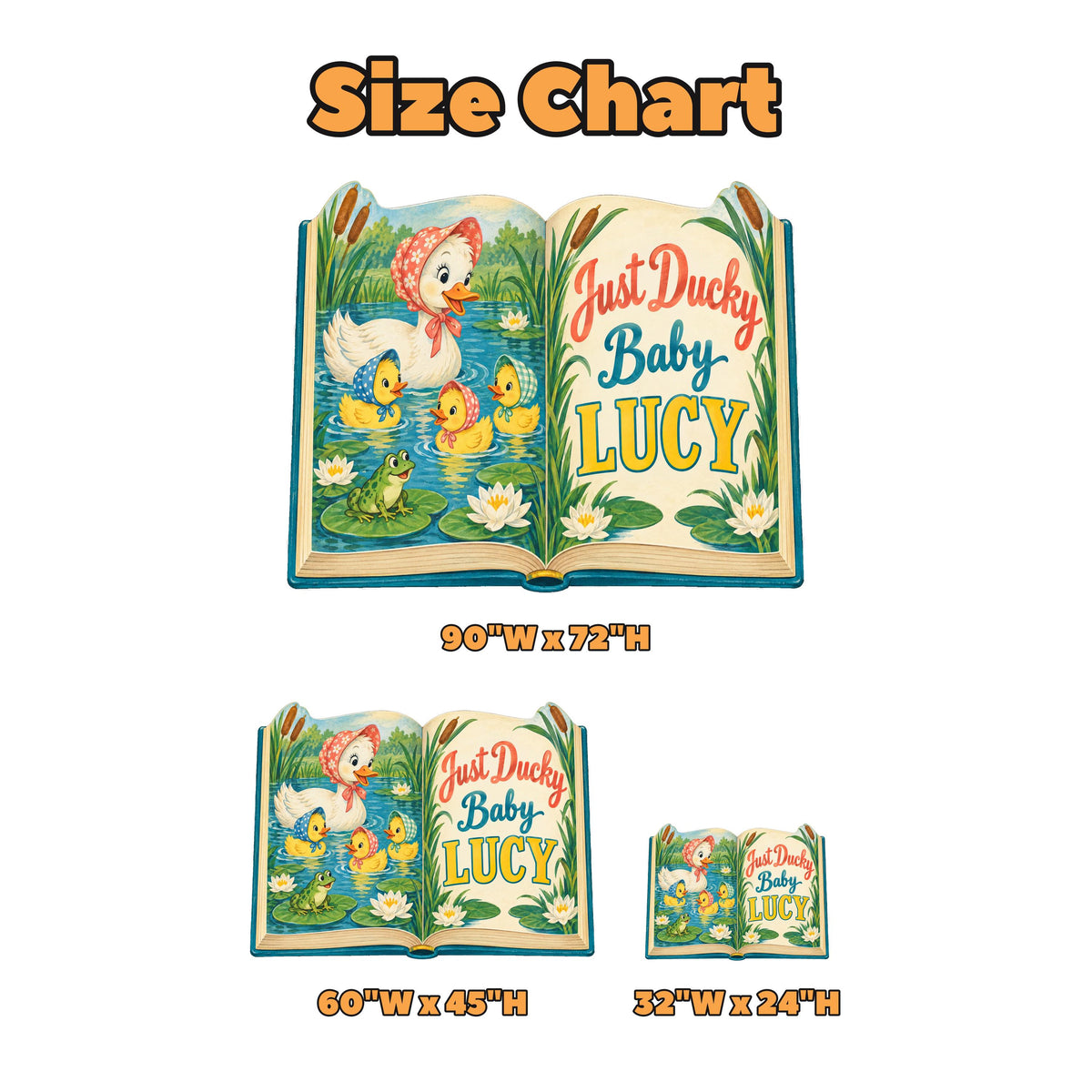 Just Ducky Pond Storybook Backdrop