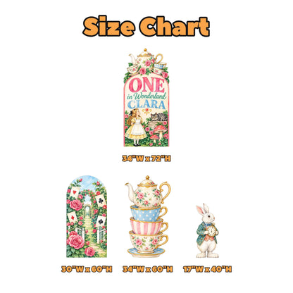 Rose Garden Wonderland Tea Party Arch Set