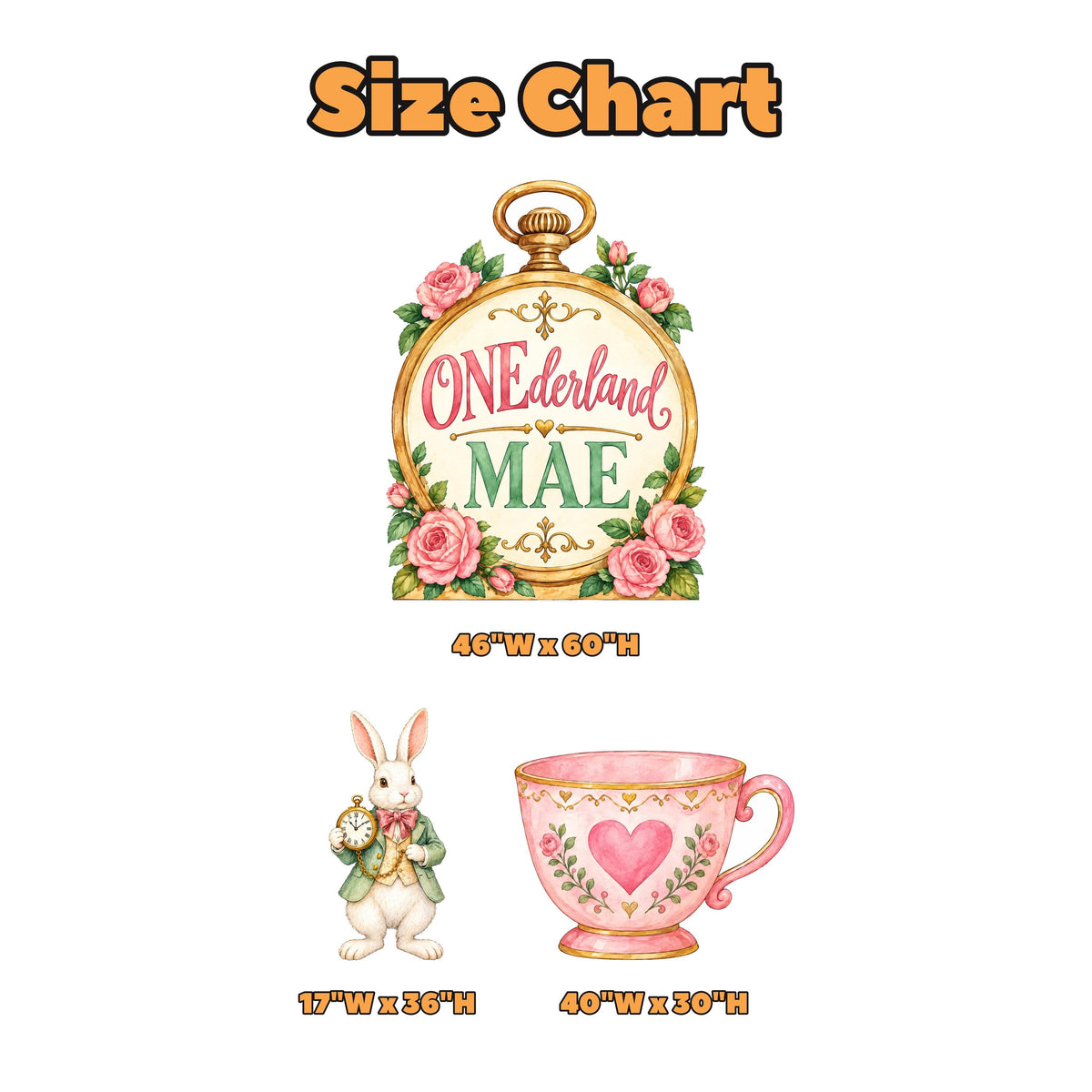 Pink Rose Wonderland Pocket Watch Set