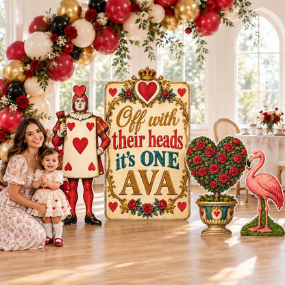 Red Rose Queen of Hearts Wonderland Set